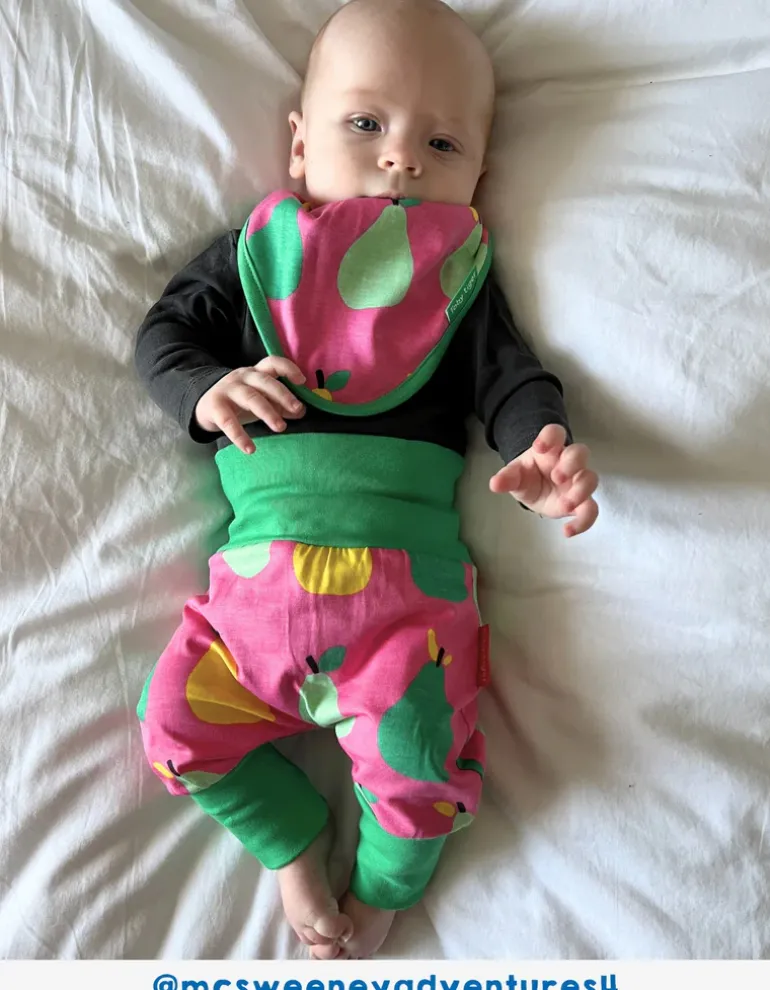 Organic Pear Print Yoga Pants