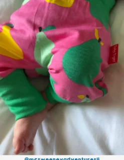 Organic Pear Print Yoga Pants