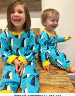 Organic Penguin Print Pyjamas