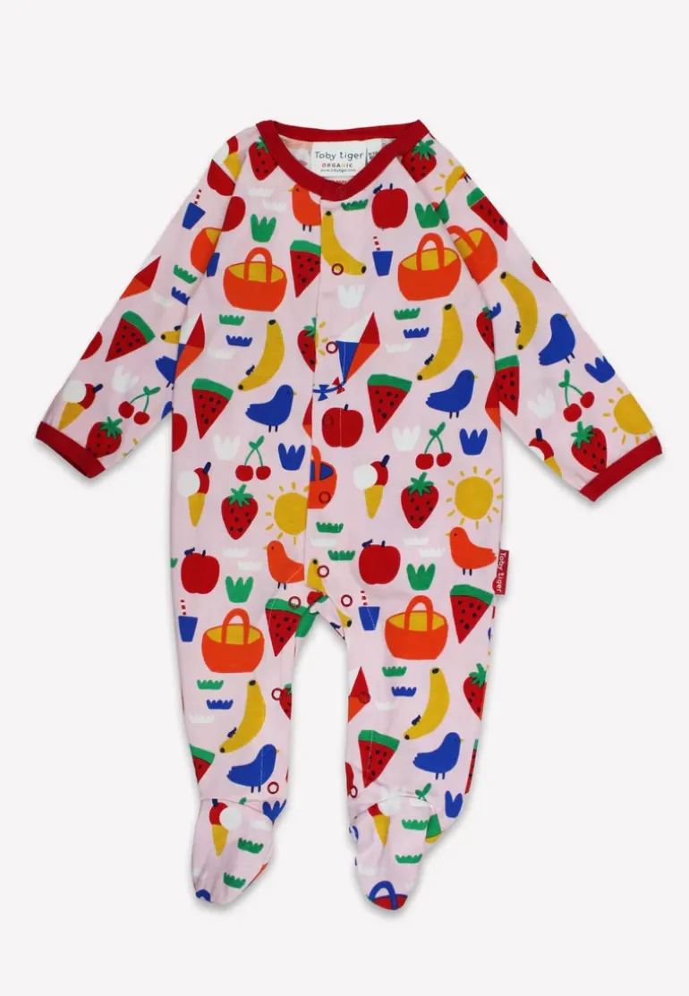 Organic Picnic Print Baby Gift Set