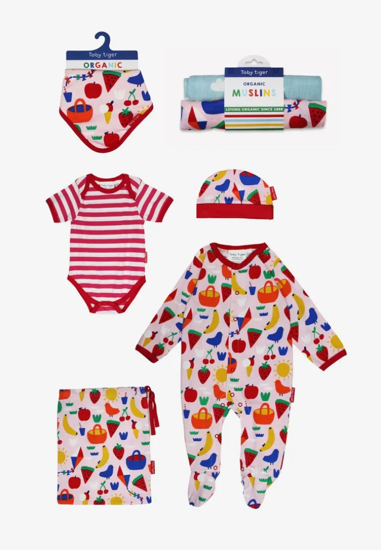 Organic Picnic Print Baby Bundle