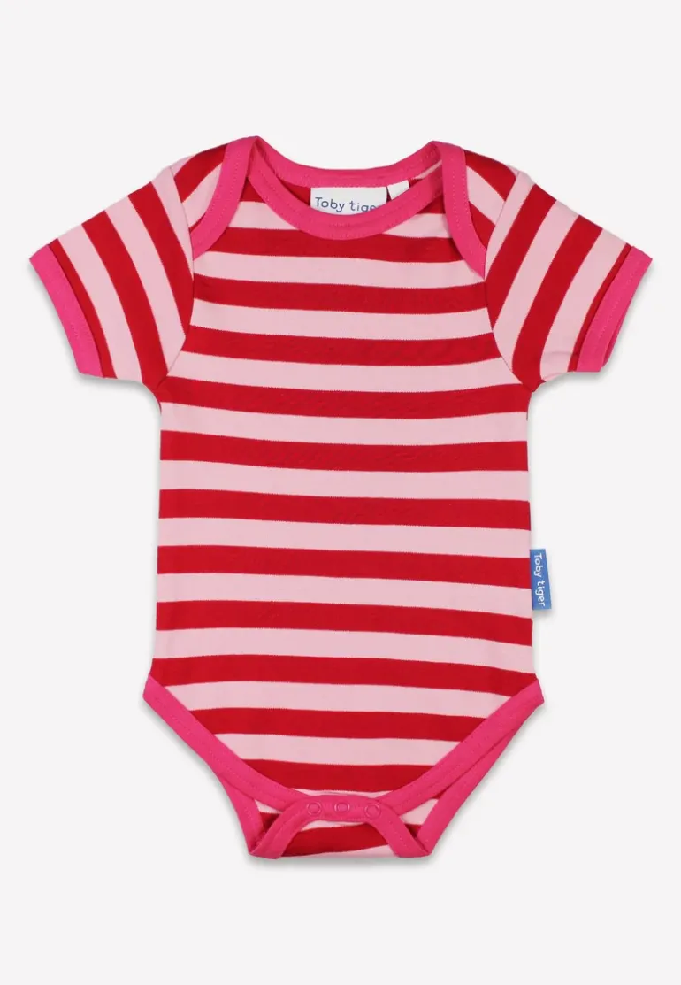 Organic Pink Flower Print Baby Gift Set