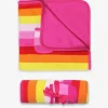 Organic Pink Multi Stripe Blanket