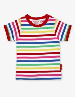 Organic Pink Multi Stripe 2-Pack T-Shirt