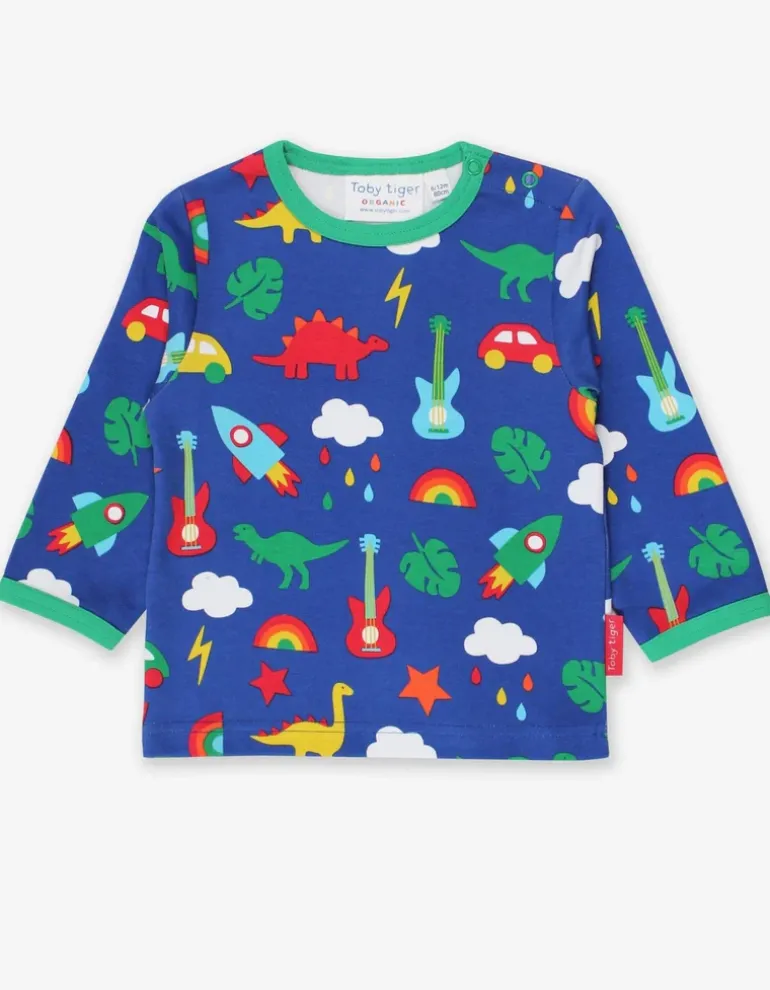 Organic Playtime Mix-Up Print T-Shirt