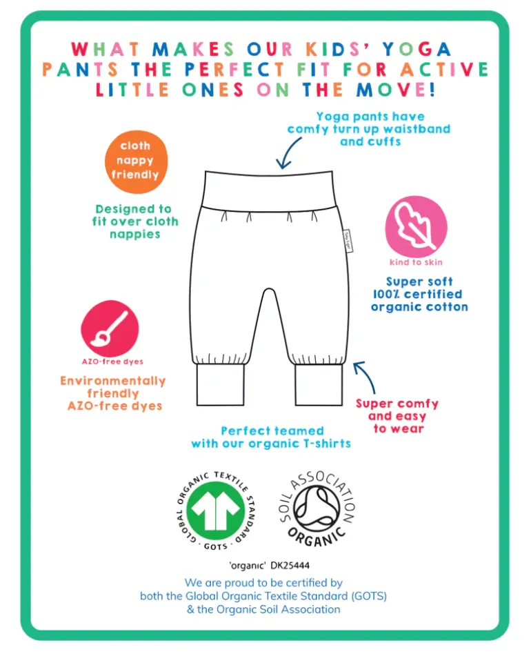 Organic Playtime Mix-Up Print Yoga Pants