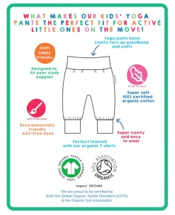 Organic Puffin Print Yoga Pants