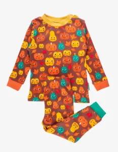 Organic Pumpkin Print Pyjamas