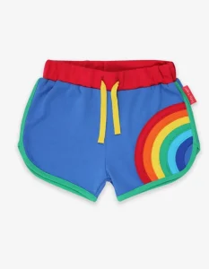 Organic Rainbow Applique Running Shorts