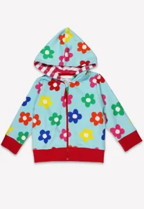 Organic Rainbow Bloom Print Hoodie
