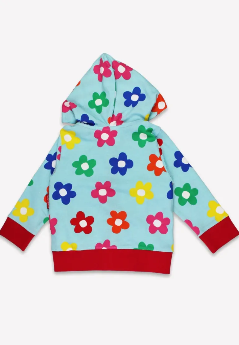 Organic Rainbow Bloom Print Hoodie