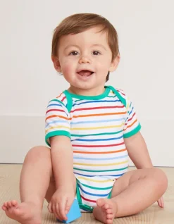 Organic Rainbow Print Baby Gift Set