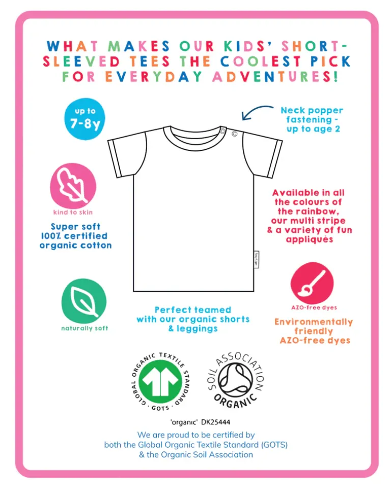 Organic Seaside Print T-Shirt