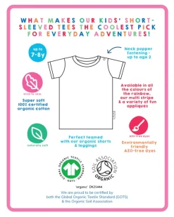 Organic Shark Applique T-Shirt