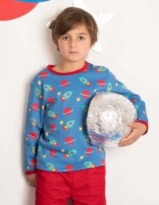 Organic Space Print T-Shirt