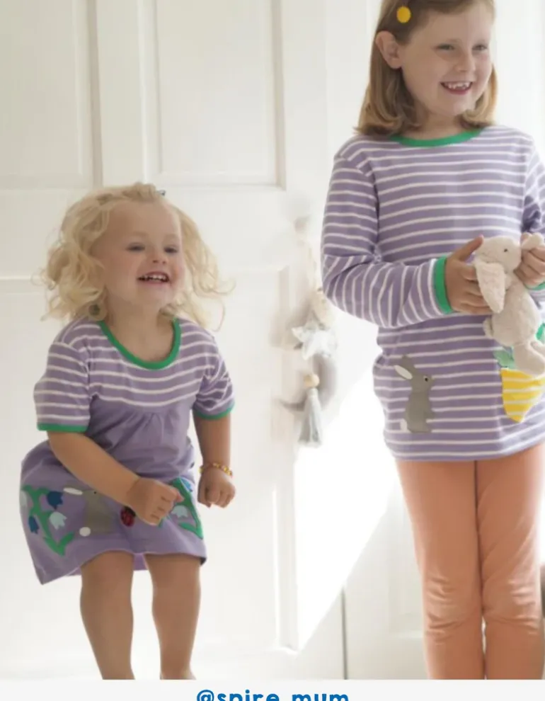 Organic Spring Applique Dress