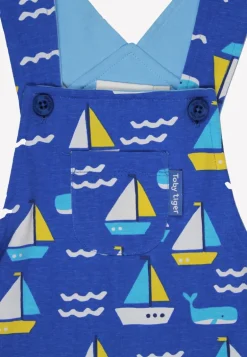 Organic St Ives Print Dungarees