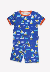 Organic St Ives Print Short Pyjamas