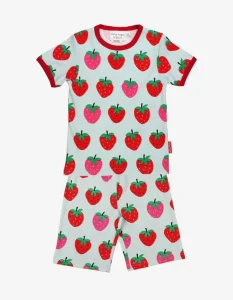 Organic Strawberry Print Short Pyjamas