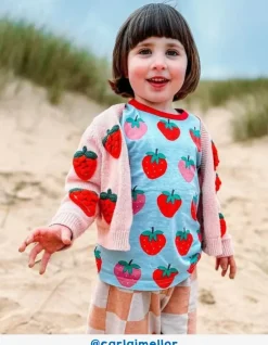 Organic Strawberry Print Short Pyjamas