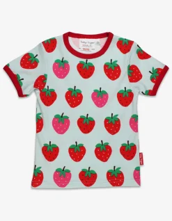 Organic Strawberry Print Short Pyjamas