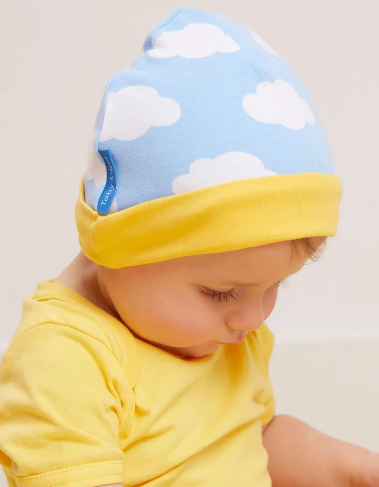 Organic Sun Cloud Print Baby Gift Set