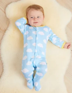 Organic Sun Cloud Print Baby Gift Set