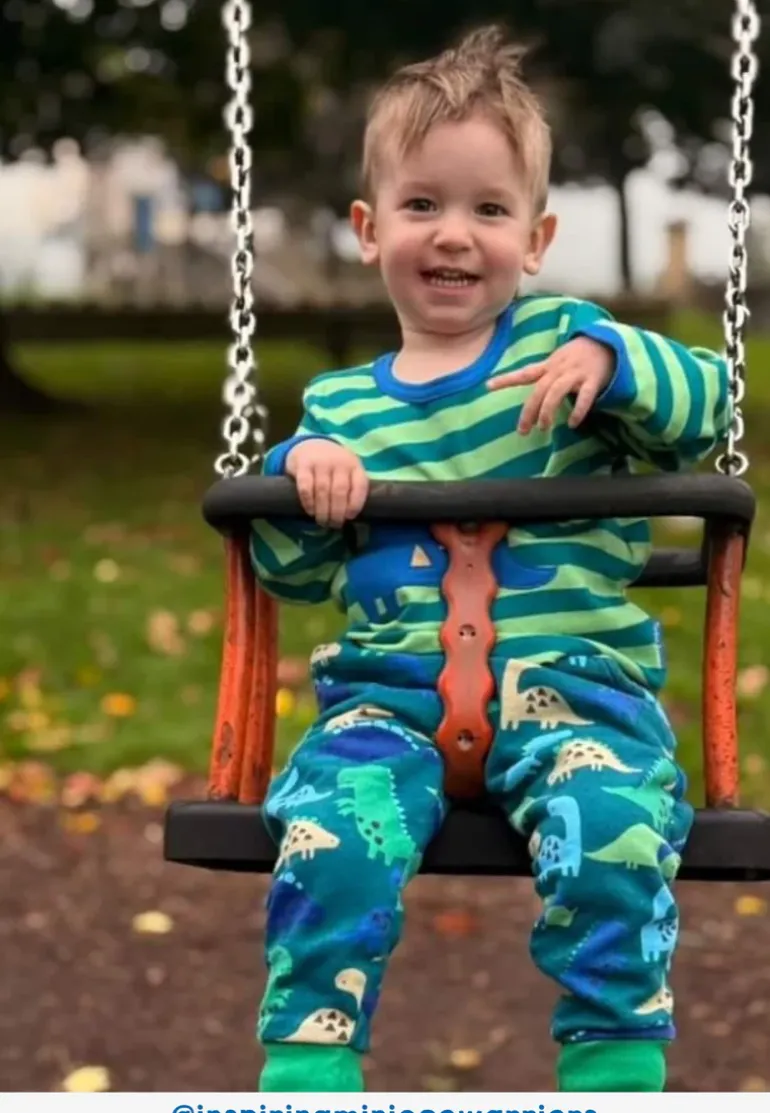 Organic Tonal Dinosaur Print Joggers