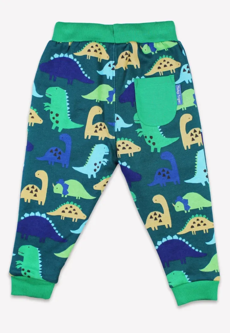 Organic Tonal Dinosaur Print Joggers