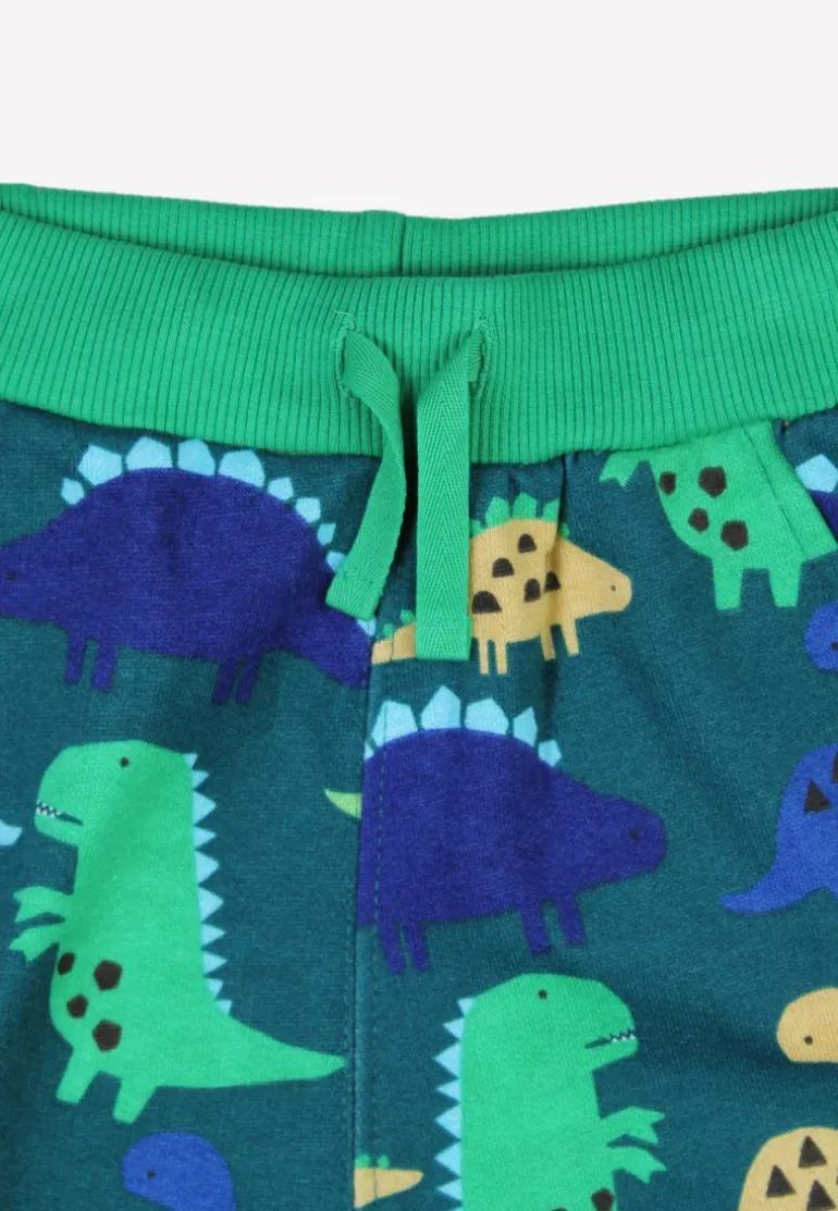 Organic Tonal Dinosaur Print Joggers