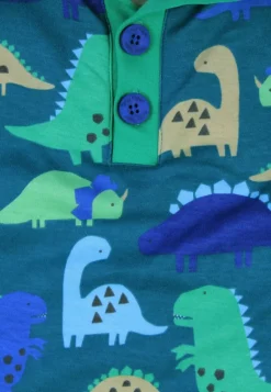 Organic Tonal Dinosaur Print Fleece Sweatshirt