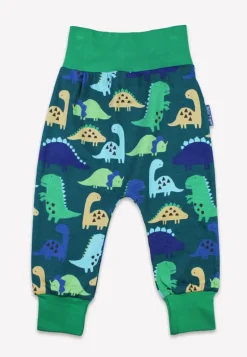 Organic Tonal Dinosaur Print Yoga Pants