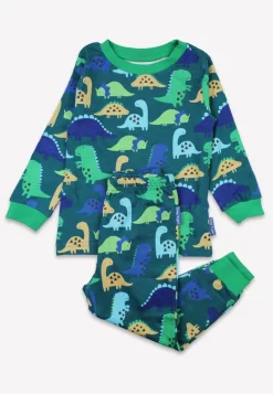 Organic Tonal Dinosaur Print Pyjamas