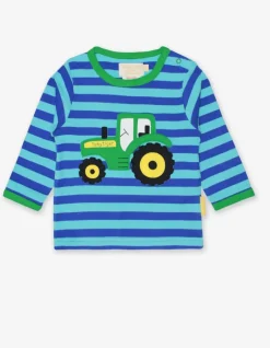 Organic Tractor Applique T-Shirt
