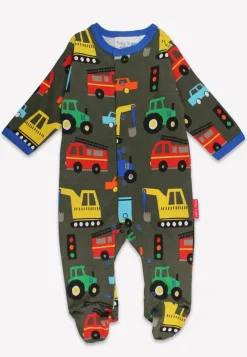 Organic Transport Print Baby Gift Set