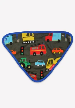 Organic Transport Print Dribble Bib