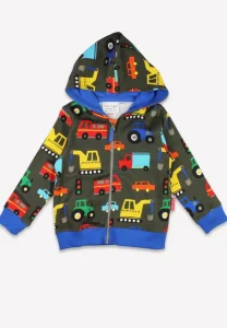 Organic Transport Print Hoodie