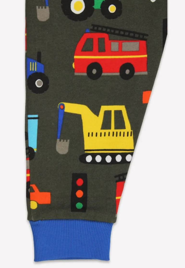 Organic Transport Print Joggers