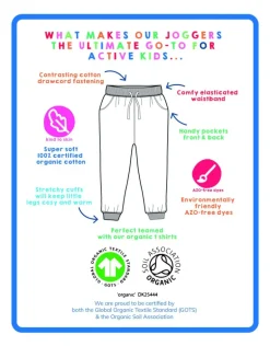 Organic Transport Print Joggers