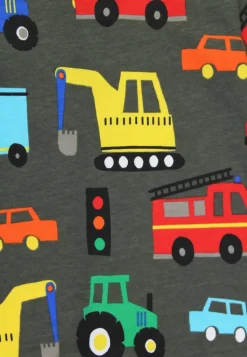 Organic Transport Print Sleepsuit