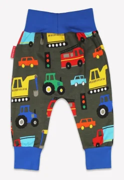 Organic Transport Print Yoga Pants