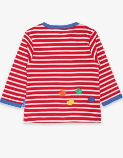 Organic Triceratops Applique T-Shirt