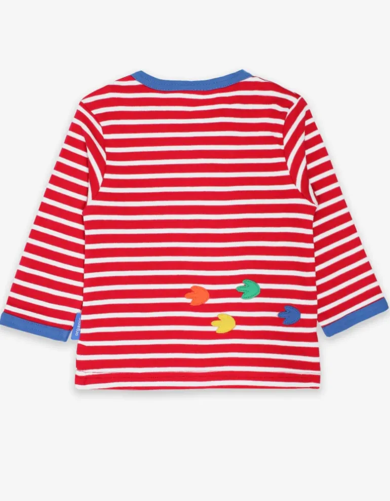 Organic Triceratops Applique T-Shirt