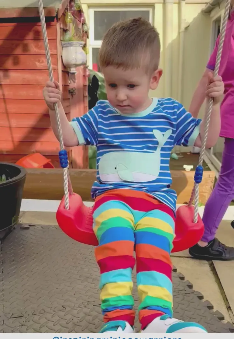 Organic Whale Waves Applique Short Sleeved T-Shirt