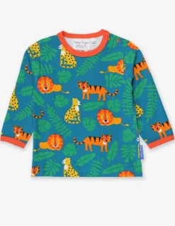 Organic Wild Cats Print T-Shirt