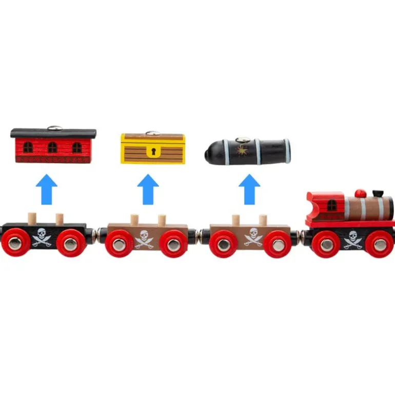Pirate Train - Wooden Toy