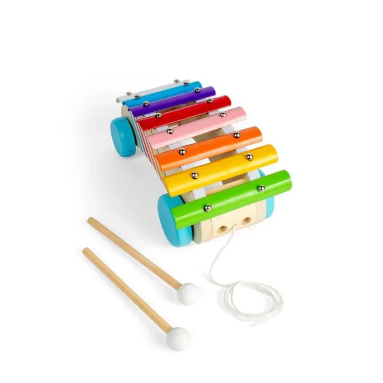 Pull Along Xylophone - Wooden Toy