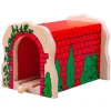 Red Brick Tunnel - Toy Train Accessory
