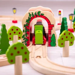 Red Brick Tunnel - Toy Train Accessory