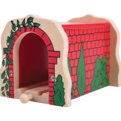 Red Brick Tunnel - Toy Train Accessory